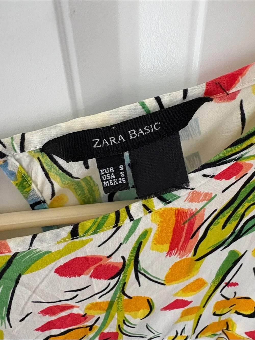 Zara Floral Mini Dress – Multicolor